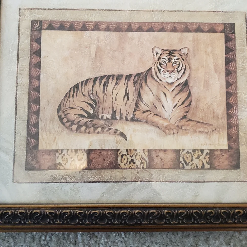 Set of 3‎ Jungle Art Framed Prints